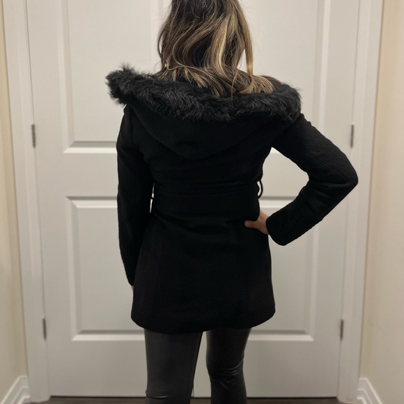 Sentaler Alpaca fur black Xsmall jacket. - Picture 3 of 7